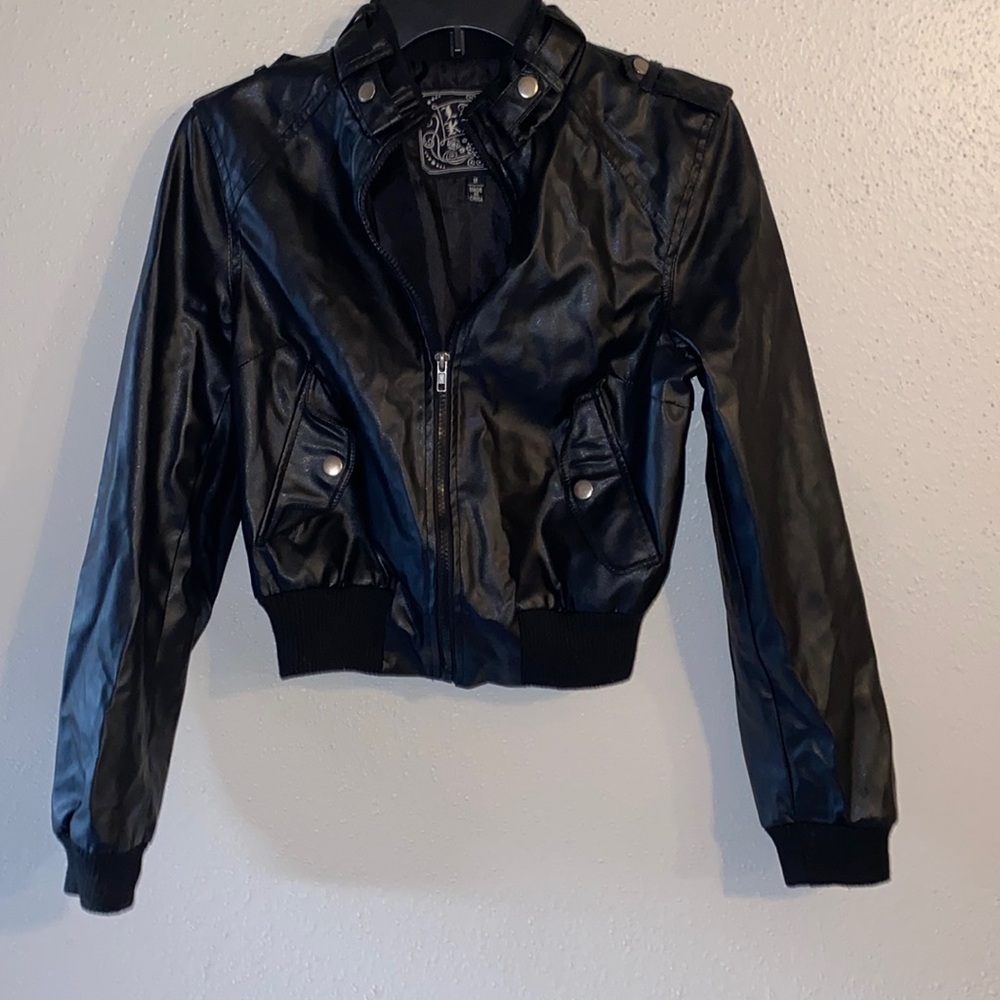 Faux Leather Jacket